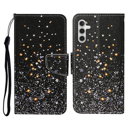 For Samsung Galaxy A16 5G Case Pattern Printing Protective Leather Folio Phone Cover