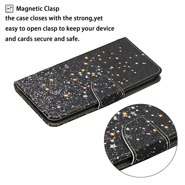 For Samsung Galaxy A16 5G Case Pattern Printing Protective Leather Folio Phone Cover
