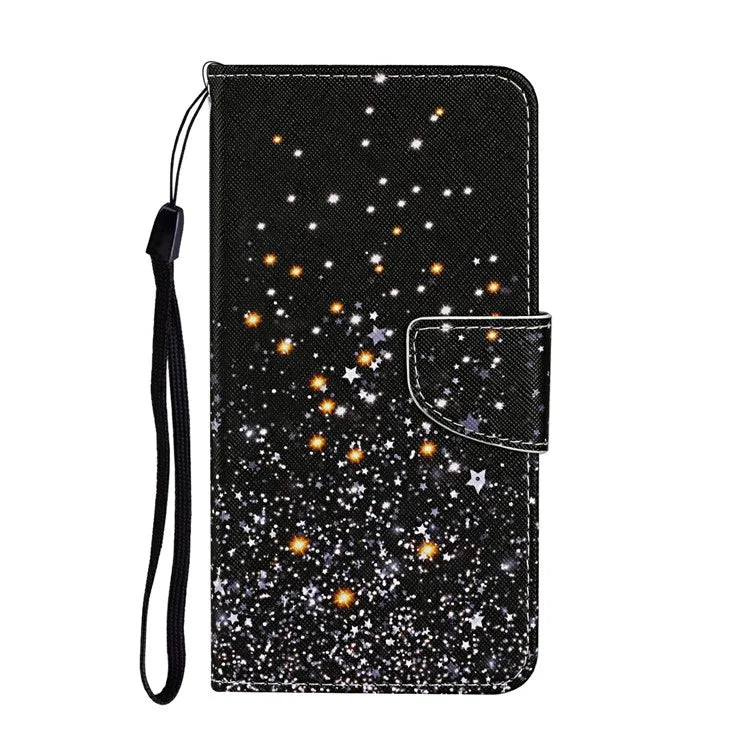 For Samsung Galaxy A16 5G Case Pattern Printing Protective Leather Folio Phone Cover