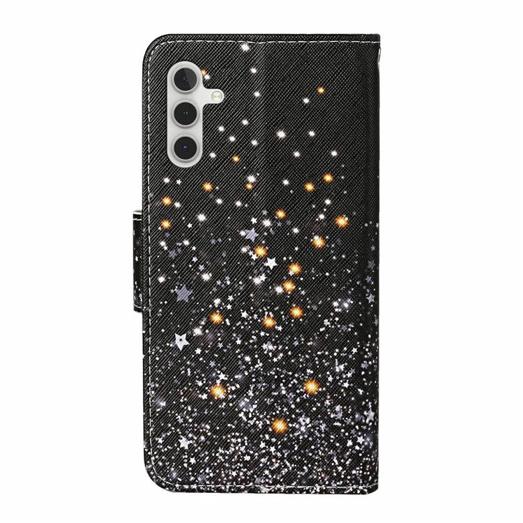 For Samsung Galaxy A16 5G Case Pattern Printing Protective Leather Folio Phone Cover