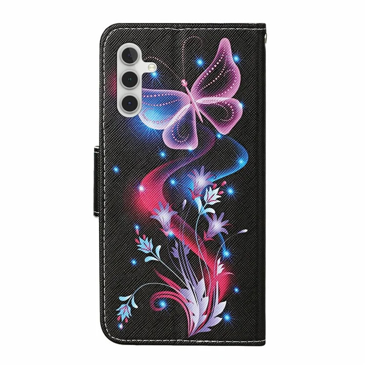 For Samsung Galaxy A16 5G Case Pattern Printing Protective Leather Folio Phone Cover