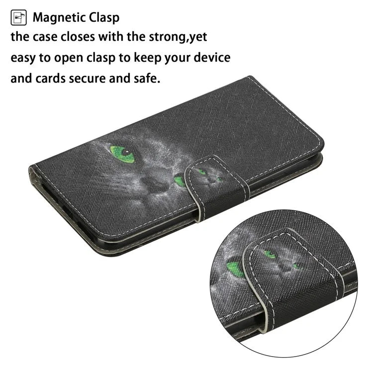 For Samsung Galaxy A16 5G Case Pattern Printing Protective Leather Folio Phone Cover