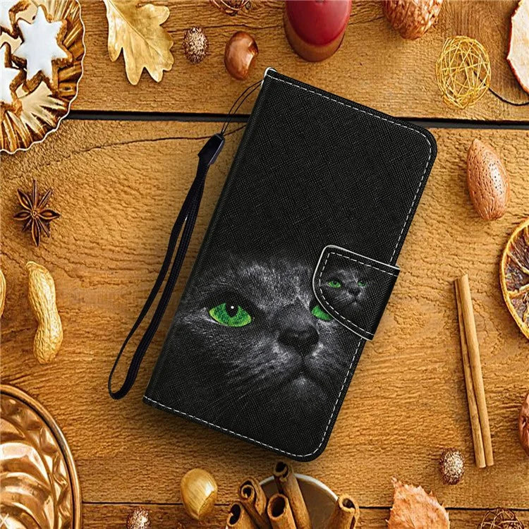 For Samsung Galaxy A16 5G Case Pattern Printing Protective Leather Folio Phone Cover