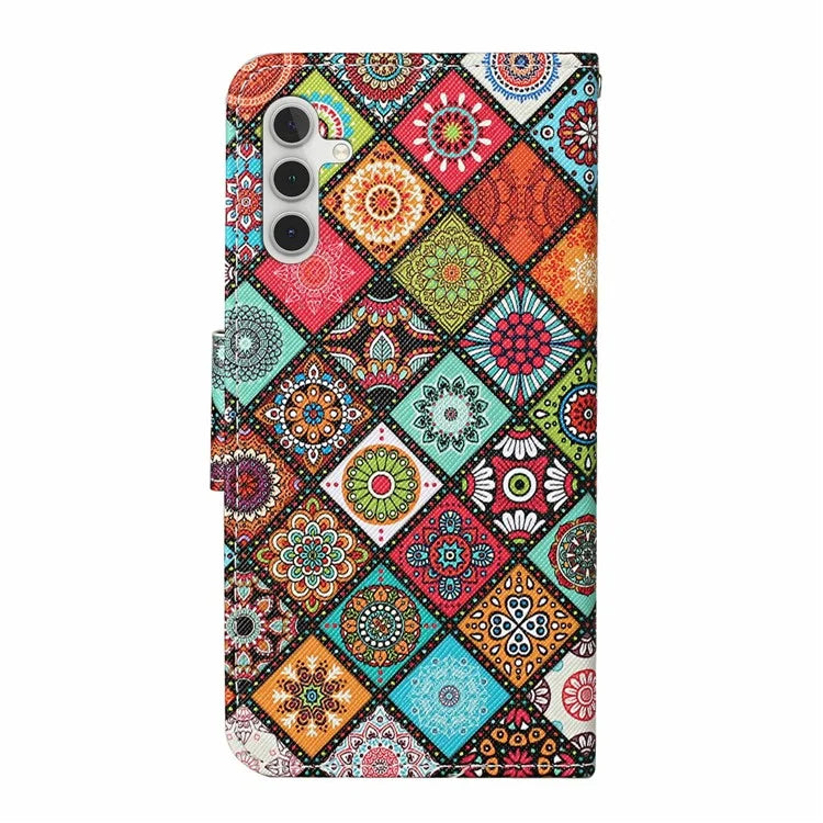 For Samsung Galaxy A16 5G Case Pattern Printing Protective Leather Folio Phone Cover