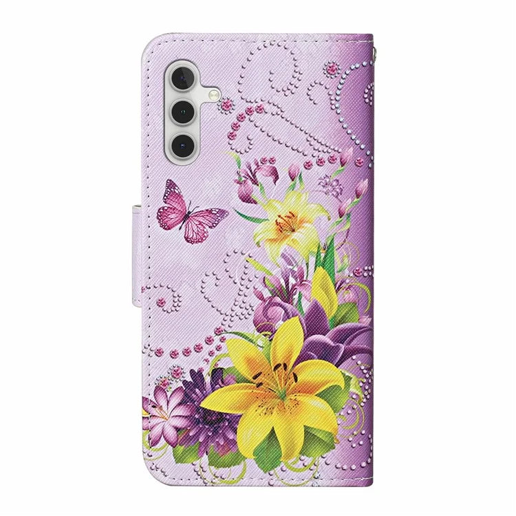 For Samsung Galaxy A16 5G Case Pattern Printing Protective Leather Folio Phone Cover