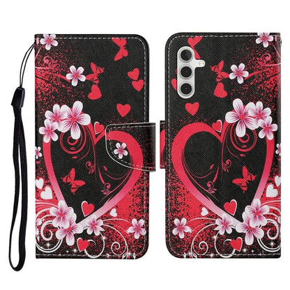 For Samsung Galaxy A16 5G Case Pattern Printing Protective Leather Folio Phone Cover