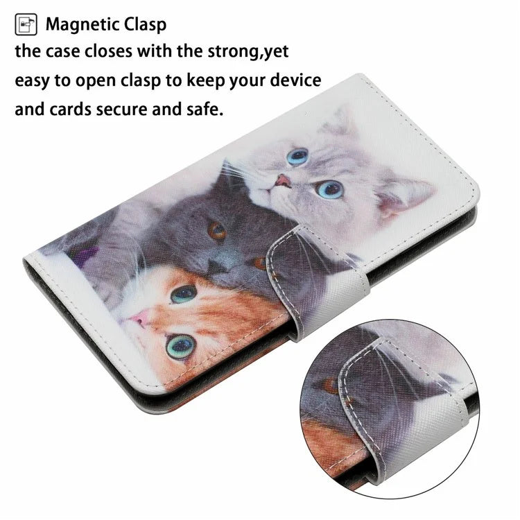 For Samsung Galaxy A16 5G Case Pattern Printing Protective Leather Folio Phone Cover