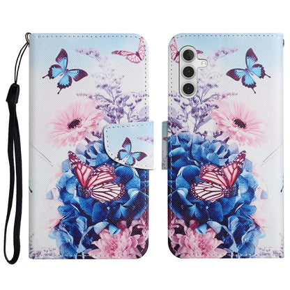For Samsung Galaxy A16 5G Case Pattern Printing Protective Leather Folio Phone Cover