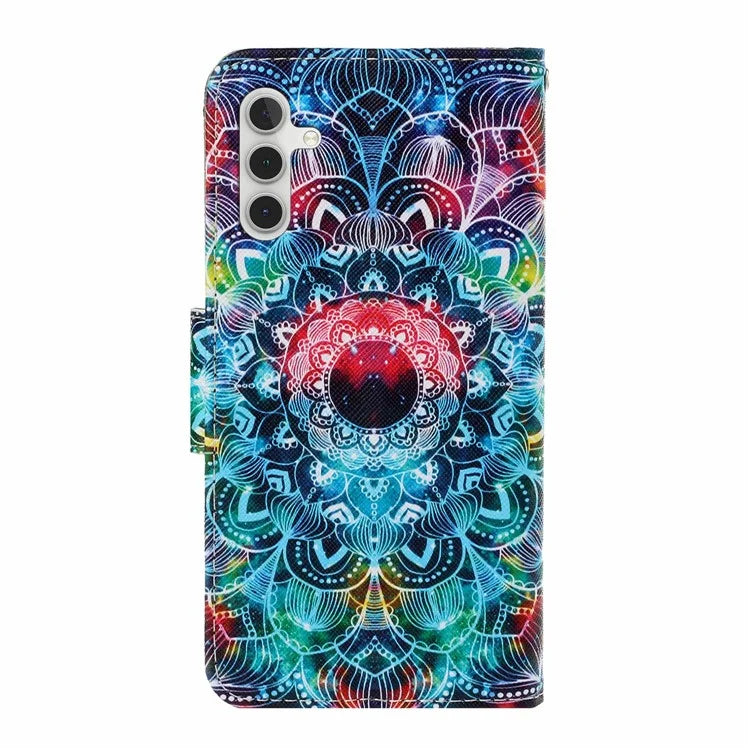For Samsung Galaxy A16 5G Case Pattern Printing Protective Leather Folio Phone Cover