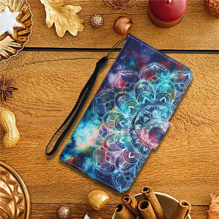 For Samsung Galaxy A16 5G Case Pattern Printing Protective Leather Folio Phone Cover