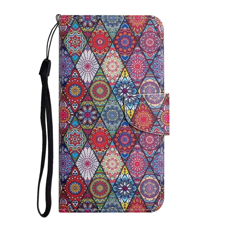 For Samsung Galaxy A16 5G Case Pattern Printing Protective Leather Folio Phone Cover
