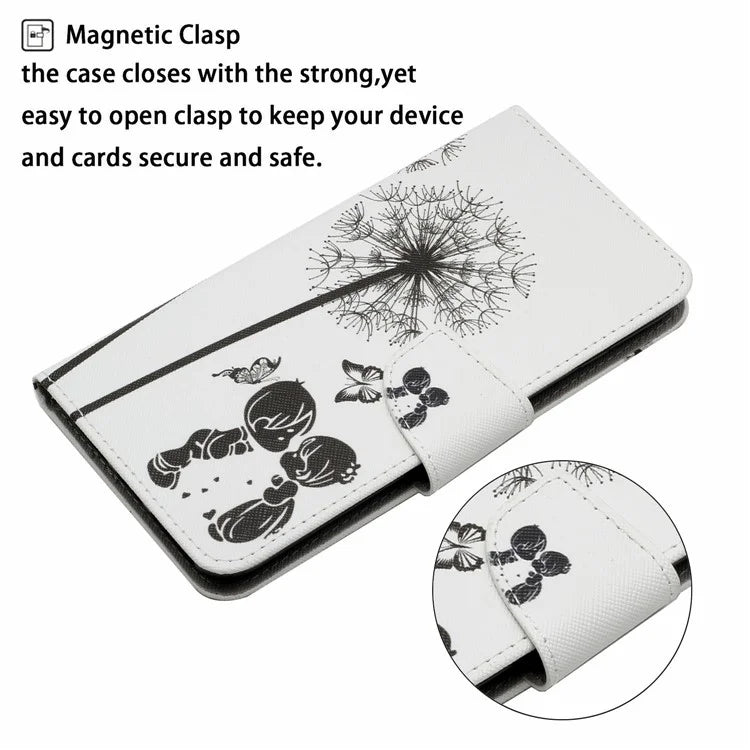 For Samsung Galaxy A16 5G Case Pattern Printing Protective Leather Folio Phone Cover