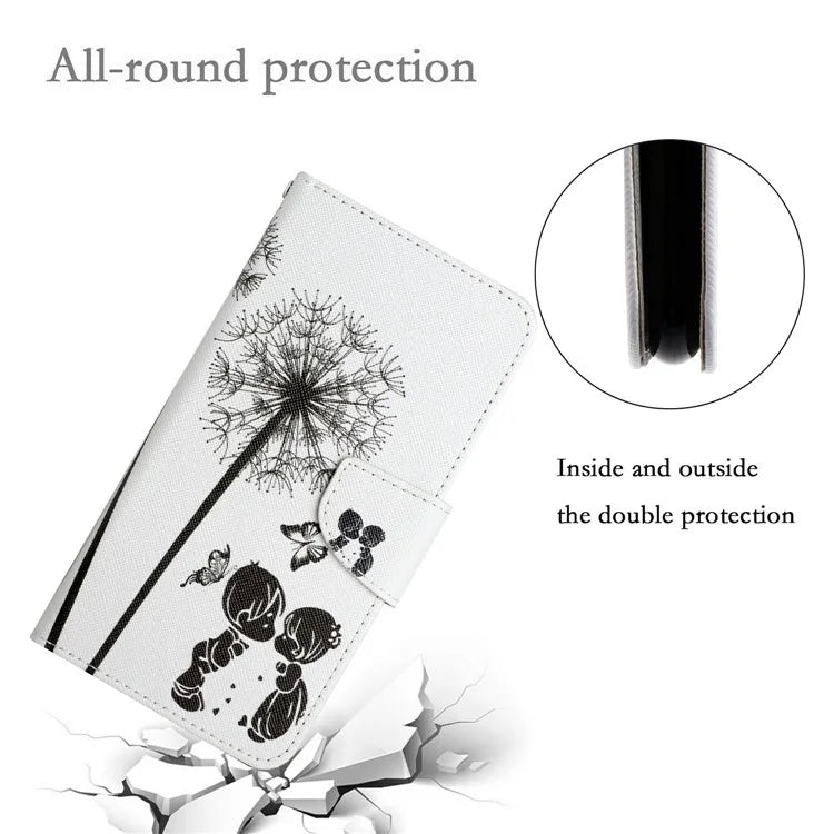 For Samsung Galaxy A16 5G Case Pattern Printing Protective Leather Folio Phone Cover