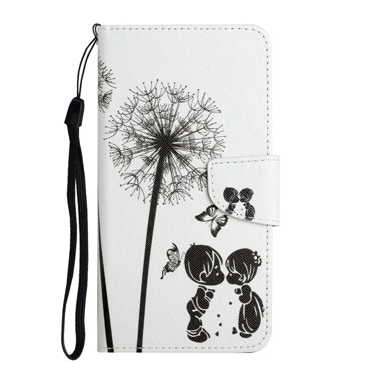 For Samsung Galaxy A16 5G Case Pattern Printing Protective Leather Folio Phone Cover