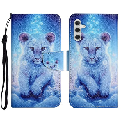 For Samsung Galaxy A16 5G Case Pattern Printing Protective Leather Folio Phone Cover
