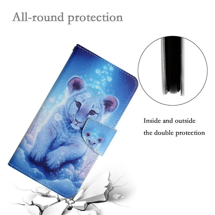 For Samsung Galaxy A16 5G Case Pattern Printing Protective Leather Folio Phone Cover
