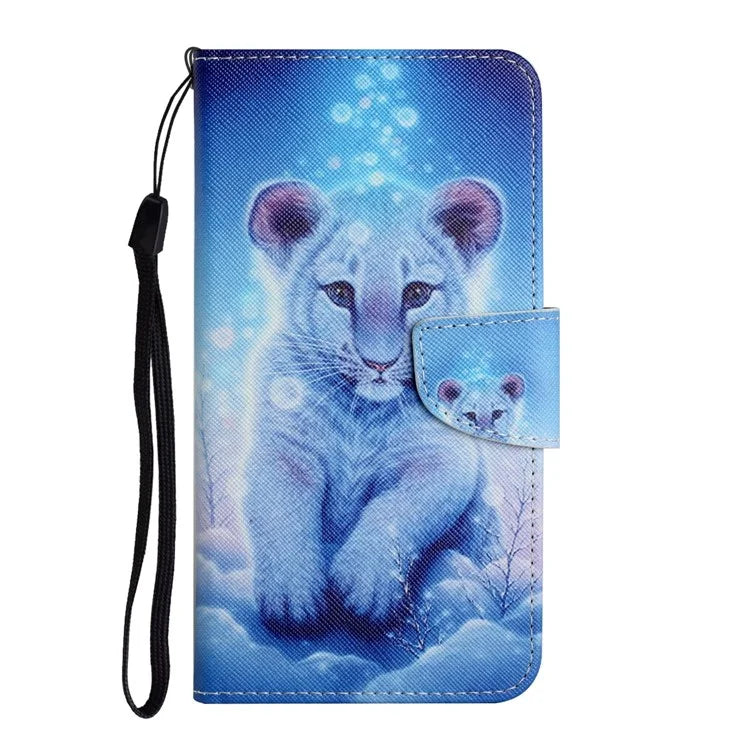 For Samsung Galaxy A16 5G Case Pattern Printing Protective Leather Folio Phone Cover