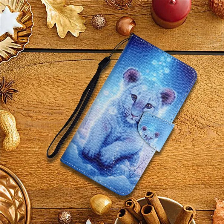 For Samsung Galaxy A16 5G Case Pattern Printing Protective Leather Folio Phone Cover