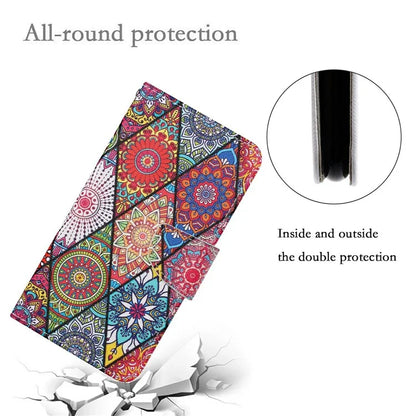 For Samsung Galaxy A16 5G Case Pattern Printing Protective Leather Folio Phone Cover