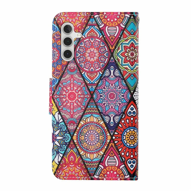For Samsung Galaxy A16 5G Case Pattern Printing Protective Leather Folio Phone Cover