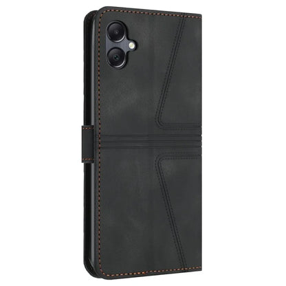 For Samsung Galaxy A06 Case Triangle Imprinted Anti-Scratch Phone Wallet Cover