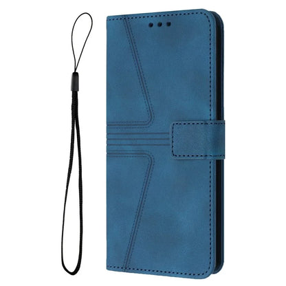 For Samsung Galaxy A06 Case Triangle Imprinted Anti-Scratch Phone Wallet Cover