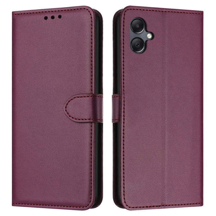 For Samsung Galaxy A06 Wallet Phone Case Leather Stand Cover with Strap