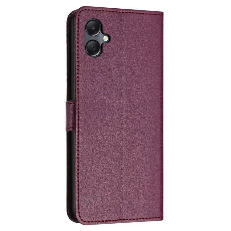 For Samsung Galaxy A06 Wallet Phone Case Leather Stand Cover with Strap