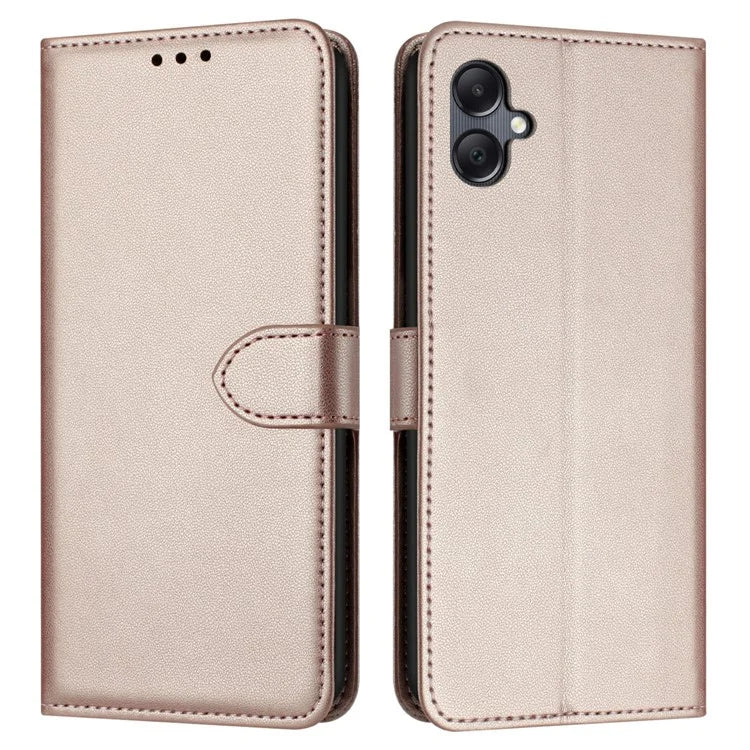 For Samsung Galaxy A06 Wallet Phone Case Leather Stand Cover with Strap