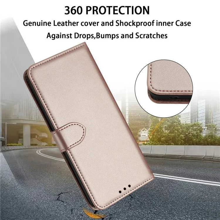 For Samsung Galaxy A06 Wallet Phone Case Leather Stand Cover with Strap