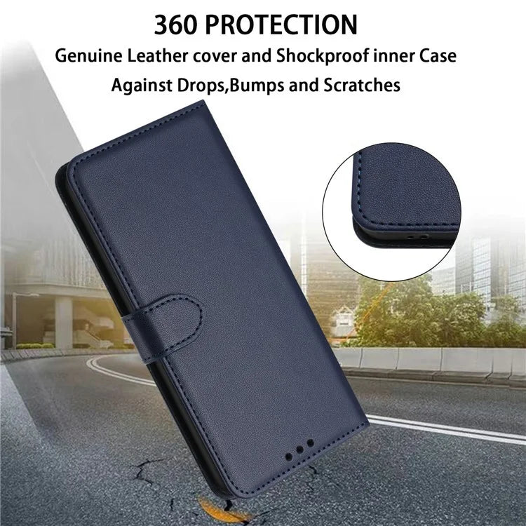For Samsung Galaxy A06 Wallet Phone Case Leather Stand Cover with Strap