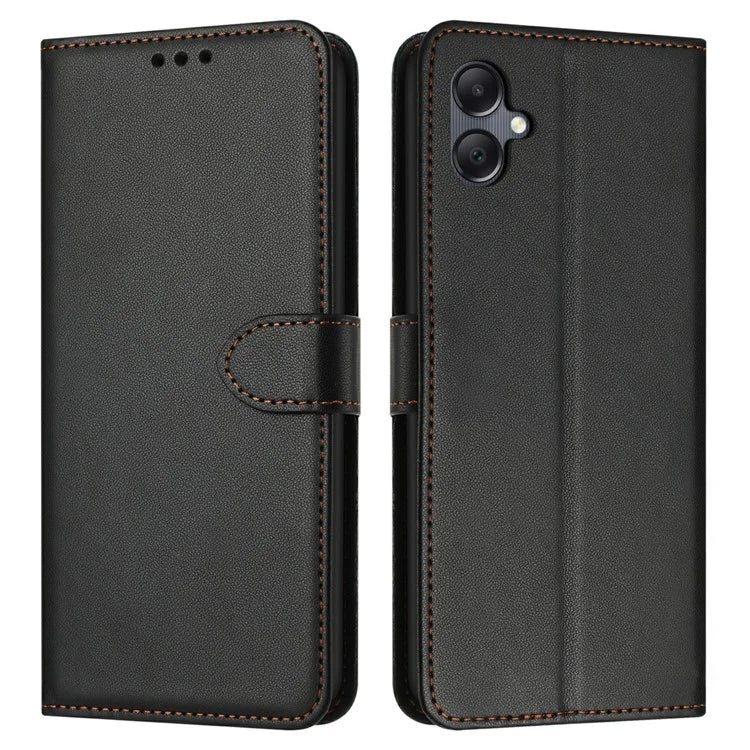 For Samsung Galaxy A06 Wallet Phone Case Leather Stand Cover with Strap