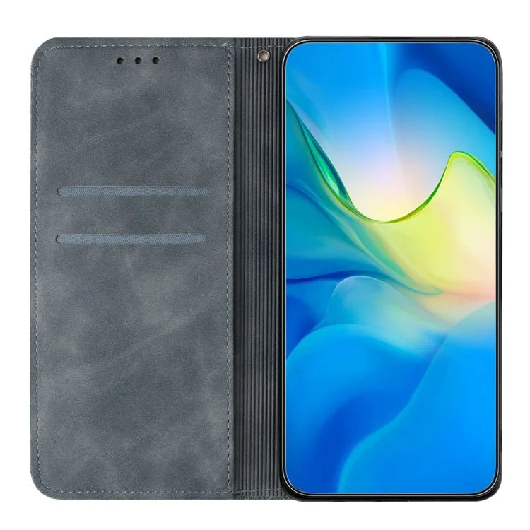 For Samsung Galaxy A06 Case Imprinted Flower Wallet Stand Leather Phone Cover