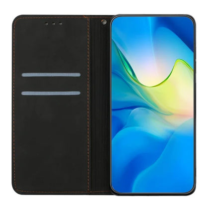 For Samsung Galaxy A06 Case Imprinted Flower Wallet Stand Leather Phone Cover