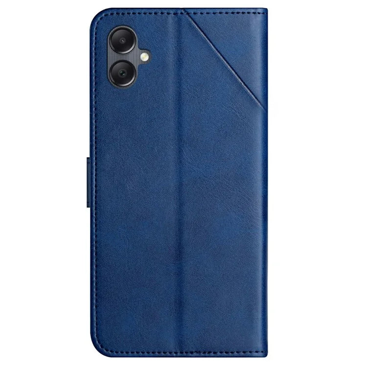 For Samsung Galaxy A06 Leather Case Line Pattern Wallet Phone Cover