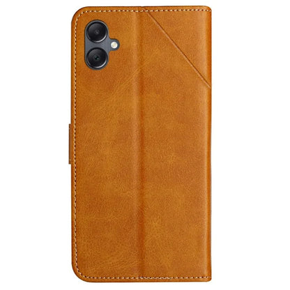 For Samsung Galaxy A06 Leather Case Line Pattern Wallet Phone Cover