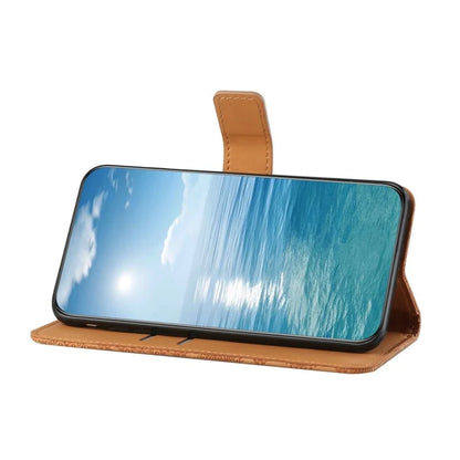 For Samsung Galaxy A06 Leather Case Ethnic Style Phone Wallet Cover with Strap