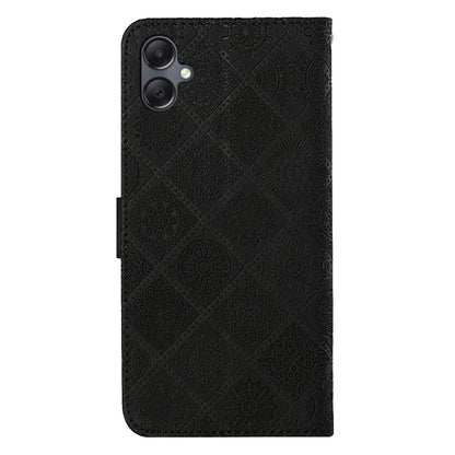 For Samsung Galaxy A06 Leather Case Ethnic Style Phone Wallet Cover with Strap