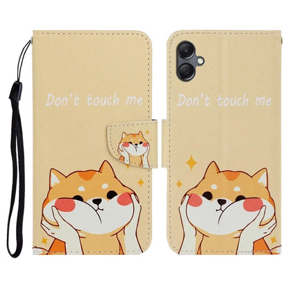For Samsung Galaxy A06 Case Pattern Printing Protective Leather Folio Phone Cover