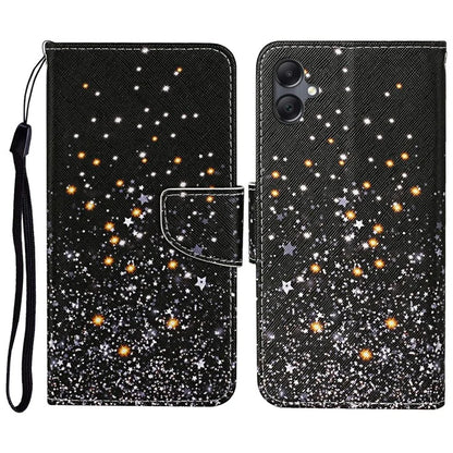 For Samsung Galaxy A06 Case Pattern Printing Protective Leather Folio Phone Cover