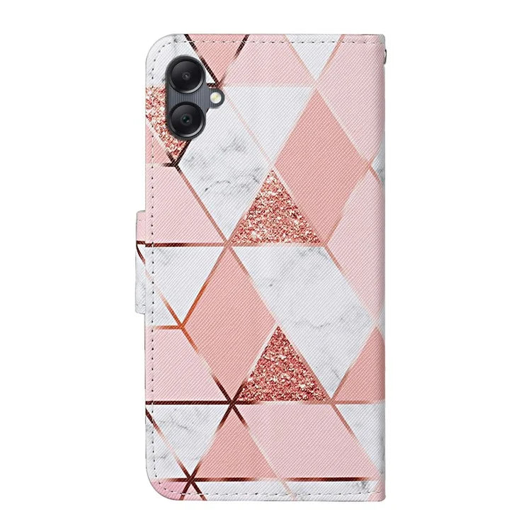 For Samsung Galaxy A06 Case Pattern Printing Protective Leather Folio Phone Cover