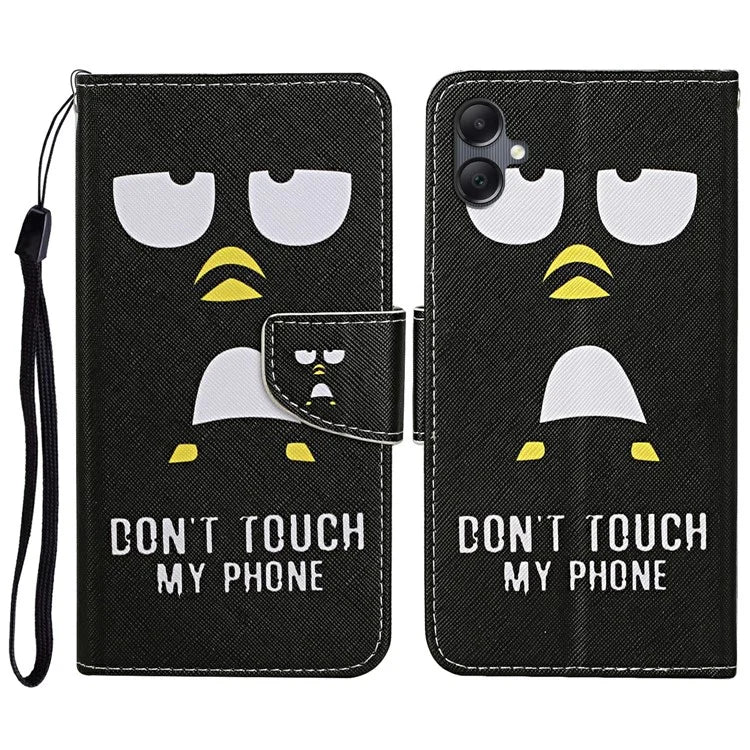 For Samsung Galaxy A06 Case Pattern Printing Protective Leather Folio Phone Cover