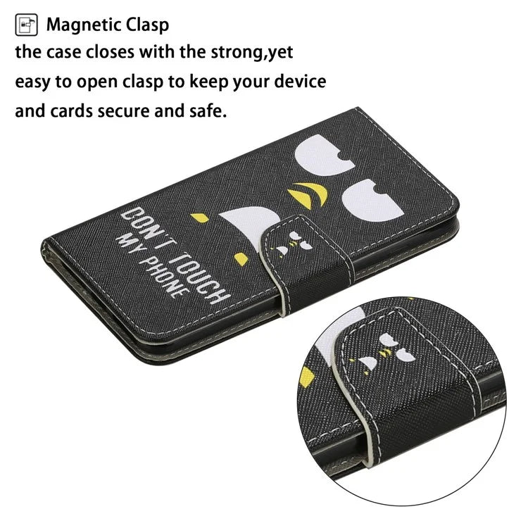 For Samsung Galaxy A06 Case Pattern Printing Protective Leather Folio Phone Cover