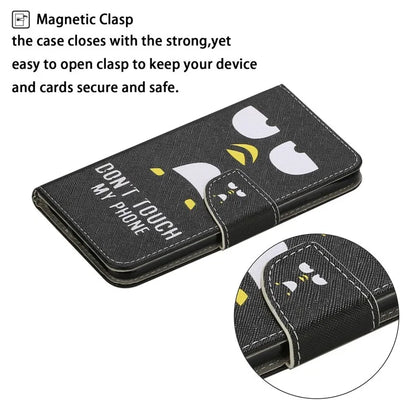 For Samsung Galaxy A06 Case Pattern Printing Protective Leather Folio Phone Cover