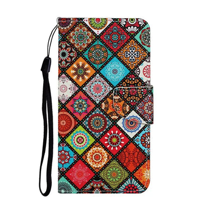 For Samsung Galaxy A06 Case Pattern Printing Protective Leather Folio Phone Cover