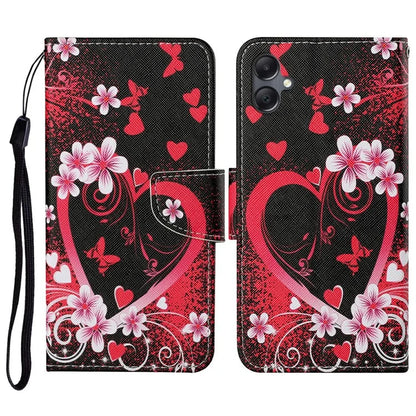 For Samsung Galaxy A06 Case Pattern Printing Protective Leather Folio Phone Cover