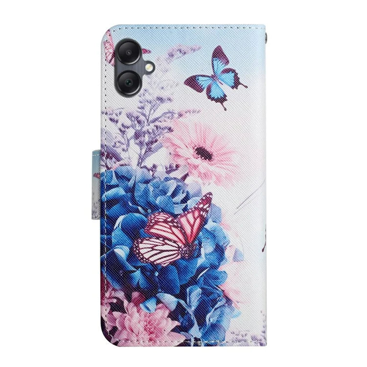 For Samsung Galaxy A06 Case Pattern Printing Protective Leather Folio Phone Cover