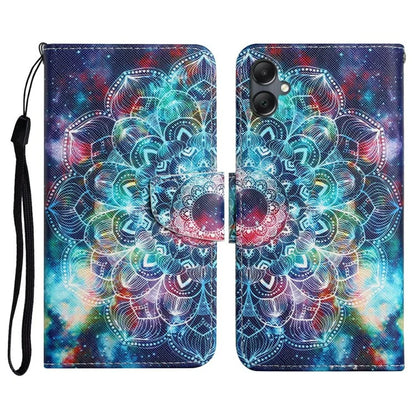 For Samsung Galaxy A06 Case Pattern Printing Protective Leather Folio Phone Cover