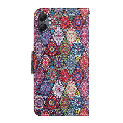 For Samsung Galaxy A06 Case Pattern Printing Protective Leather Folio Phone Cover