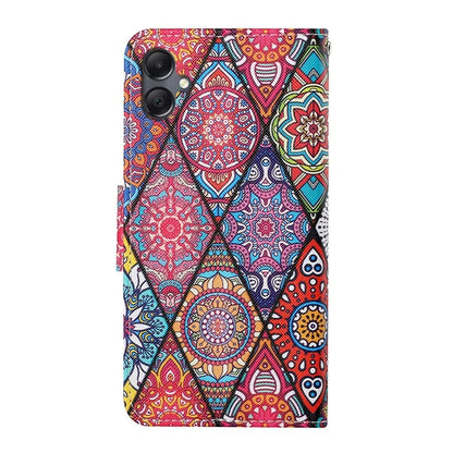For Samsung Galaxy A06 Case Pattern Printing Protective Leather Folio Phone Cover